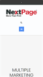 Mobile Screenshot of gonextpage.com